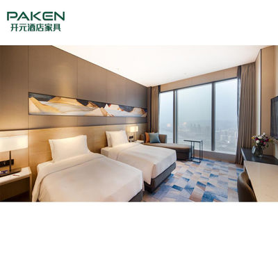 Modern otel yatak odası mobilyaları, ahşap kullanılmış otel mobilyaları, özel boyutlu otel odası mobilyaları
