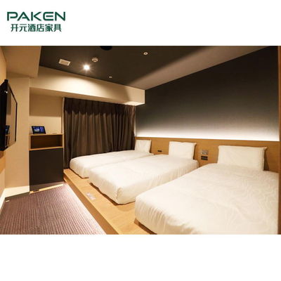 ISO9001 King Size Melamin Yüzey Modern Otel Mobilyaları