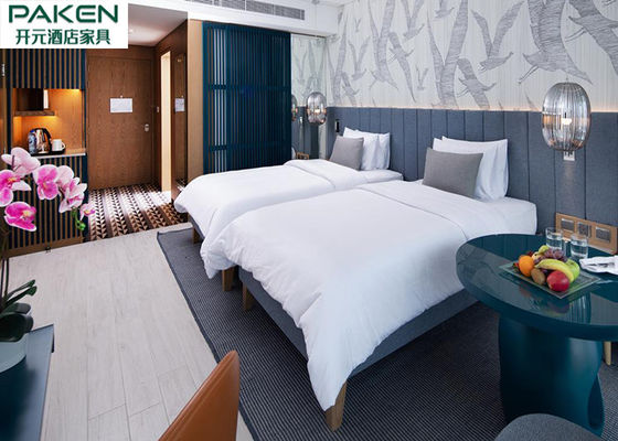 Akdeniz Tarzı Otel Yatak Odası Mobilyaları Romantik Balayı Otel Odası