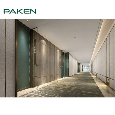 Yüksek Yoğunluklu Köpük ISO9001 İç otel duvar panelleri Sabit Mobilya Paken HQF-006