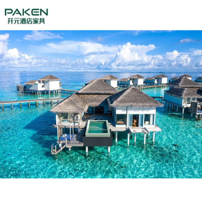 EPE Raffles Maldives Meradhoo Otel Yatak Odası Mobilya Takımları Su Plajı için güneş villa